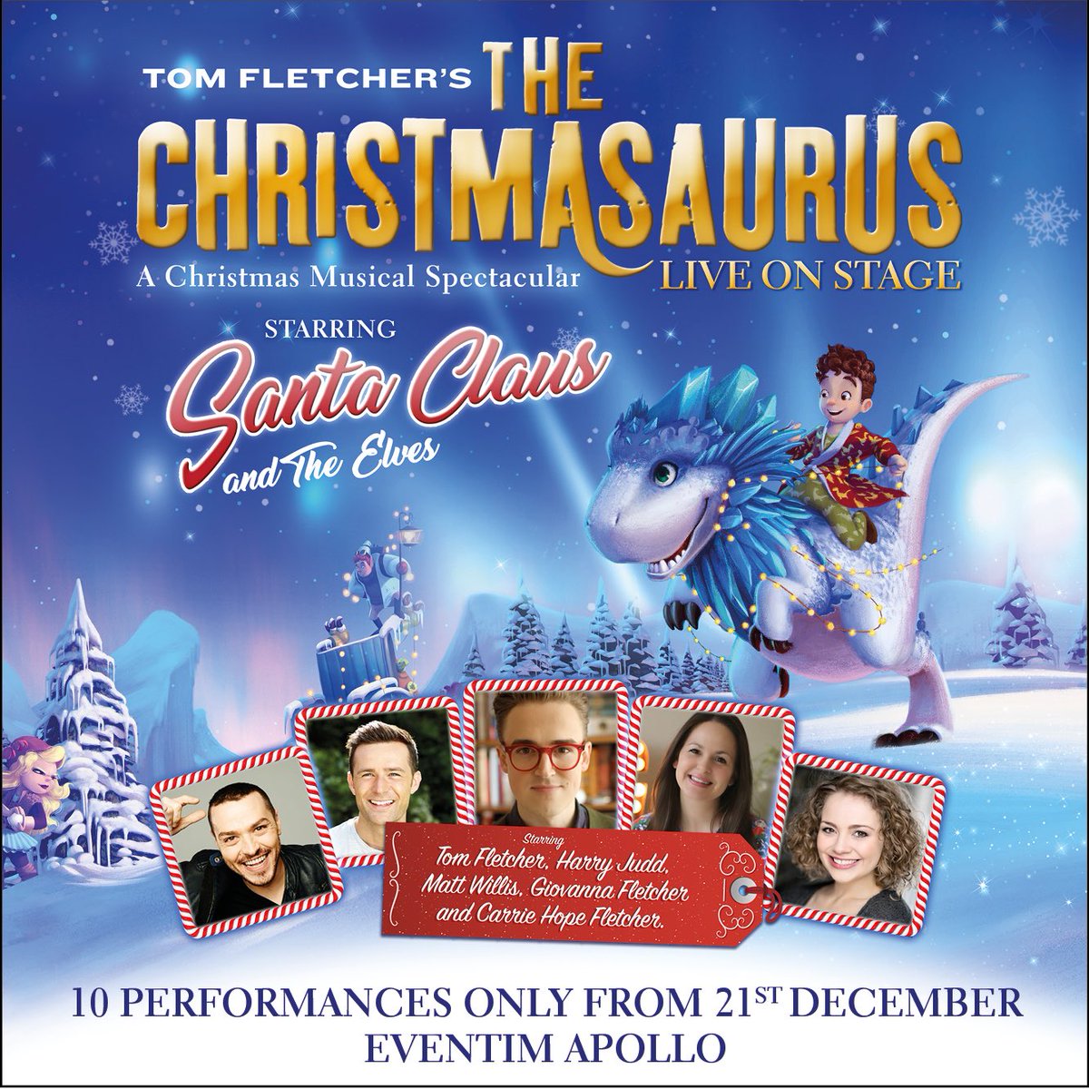 benadamsuk's tweet image. Good luck to everyone at @Christmasaurus tonight-watched the launch clips and Sounds like something I’d love! @CarrieHFletcher @TomFletcher @mattjwillis @mcflyharry 👏🏻👏🏻👏🏻
