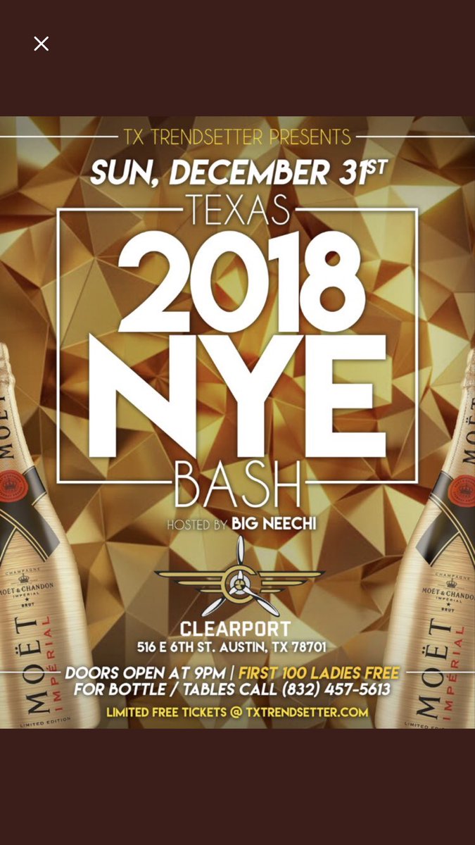 isabelrivera_19's tweet photo. NYE🤘🏽🚨🚨🚨 get your tickets for the livest nye party and the chance to see the beautiful women from #TxTrendsetter #NYE2018 @TXTrendsetters Tickets🎟: https://t.co/7pjTbZPWag https://t.co/XvYEz6uDtG