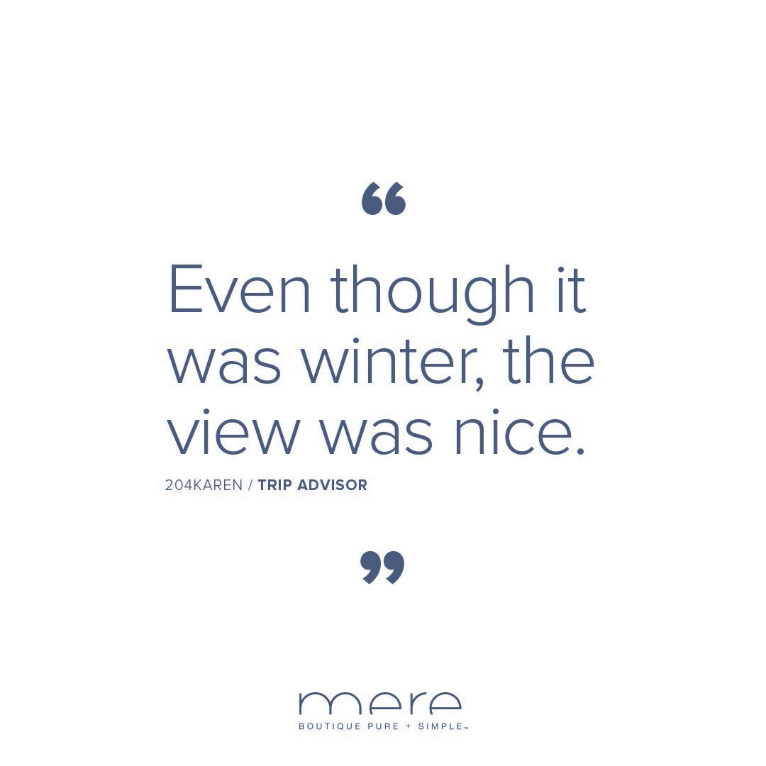 ❄️Leave it to our amazing guests to see the positive in #Winnipeg Winters! ❄️(It's true, we do have some spectacular views). #onlyinthepeg