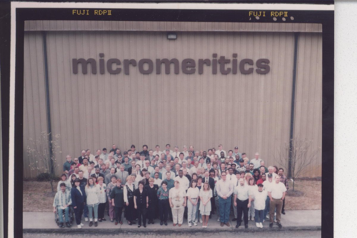 micromeritics's tweet image. #tbt #particlecharacterization