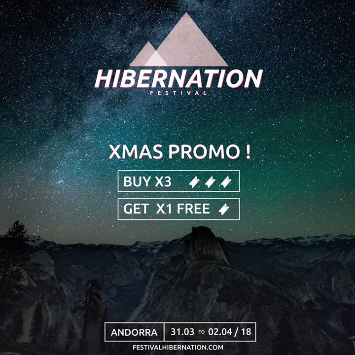 RichyVuelcom's tweet photo. Estas navidades regala @hibernationfestival https://t.co/s2kEuvgDec