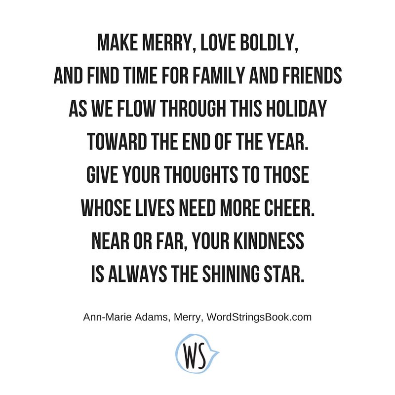WordStringsBook's tweet photo. Be the shining star in someone's life. #holidays #christmascheer #christmas #wordstrings https://t.co/JV5WEhoyFi