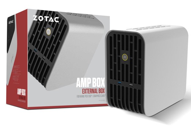 HotHardware's tweet photo. #ZOTAC Launches #AMPBOX #Thunderbolt3 Dual-Slot eGPU Enclosures https://t.co/ha6SE9WJZB via @HotHardware https://t.co/g2dkFD5edL