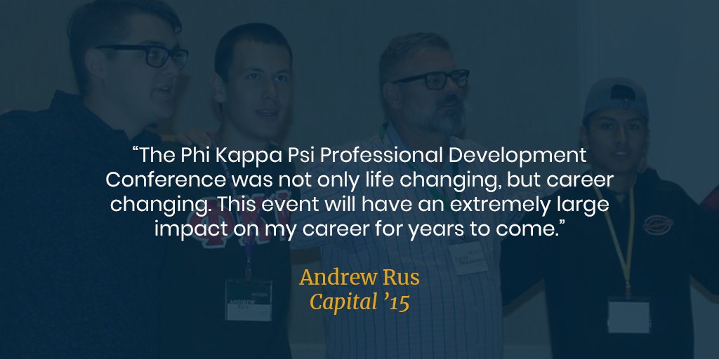 PKPFoundation's tweet photo. Your support today has an immediate impact on our undergraduate brothers tomorrow. Gifts to the Phi Psi Fund ensure even more brothers like Andrew will have the opportunity to reach their full potential. https://t.co/R8G1qQfuT9 #ThankYouThursday #PhiPsiPDC https://t.co/nHFWPdzmYM