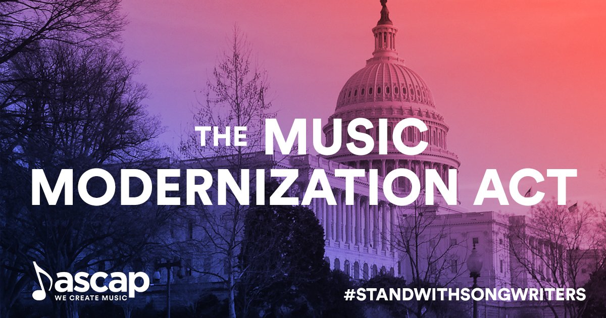 Beth_ASCAP's tweet image. We hope #MusicModernizationAct results in compensation for our members that reflects the true value of your music bit.ly/ASCAP-MMA2017