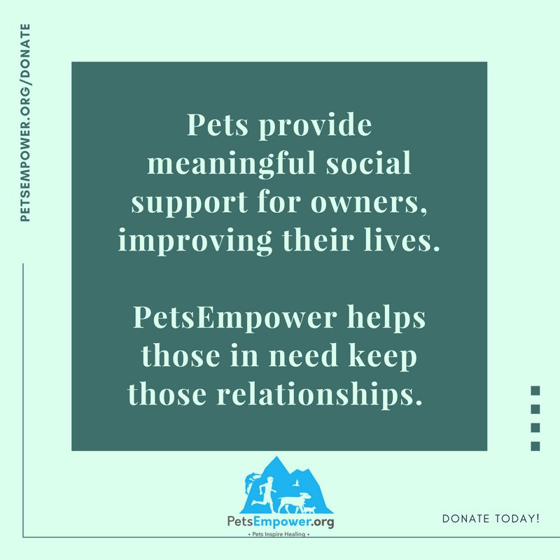 PetsEmpowerOrg's tweet photo. PetsEmpower provides access to timely, trusted infrastructure and capacity that enables people in crisis to find pet care until they can be reunited. We enable people to move through crisis and keep people and pets together.
Donate today: https://t.co/lpSVSD9KgM #PetsEmpower https://t.co/CIocmasGsD