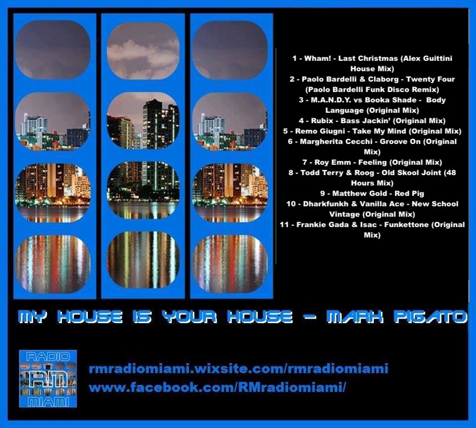 mark_pigato's tweet photo. Ascolta ora la nuovissima puntata di MY HOUSE IS YOUR HOUSE by Mark Pigato
► https://t.co/jgtLedk1Mk
Buon Ascolto ;) :) !!!
#MyHouseIsYourHouse #Music #MarkPigato #Radioshow #DjSet #House #Podcast https://t.co/0NnE1Lcc19