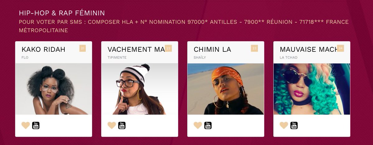 Freemyflo's tweet photo. Besoin de vos <3 VOTE for ya girl!! Nominée avec "Kako Ridah" dans la catégorie HIP-HOP & RAP FÉMININ aux https://t.co/l4ymw5L10w @HitLokal
Beat by @exXOsMetKakOla Video directed by @cigeydesign #lookformypic #hittheheart #voteforme #hitlokalawards https://t.co/byWf0WqBSu
