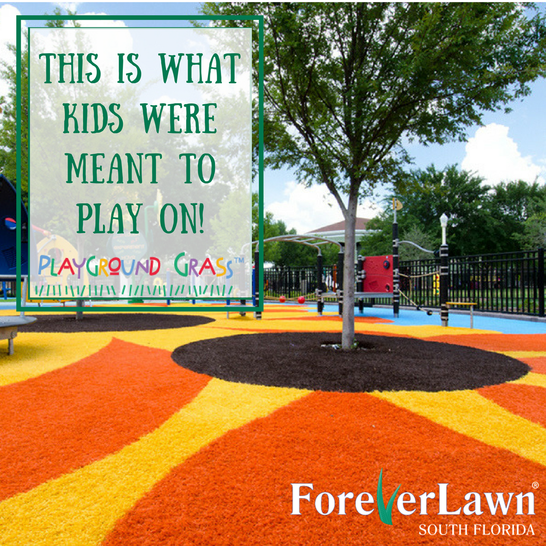 ForeverLawnSFL's tweet photo. Creative playgrounds for the playful imaginations. #ForeverLawn #PlaygroundGrass #sunflower #playground #SouthFlorida https://t.co/EYP7z3hkkA