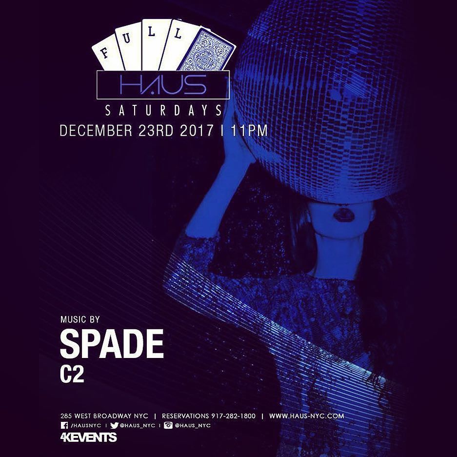 Full Haus Saturdays with <a href="/djspadenyc/">spademuzik</a> + <a href="/djc2/">Dalton Cormier</a> on the spins! #HausNYC #Haus #4kevents #bottleservice #nynightlife #nightlife #MadeinNY #Tribeca #saturdaynight #bottles #champagne #squad #squadup #tribeca #saturdaynight #squadgoals #soho  #goodtimes #goodvi… bit.ly/2BiqzIf