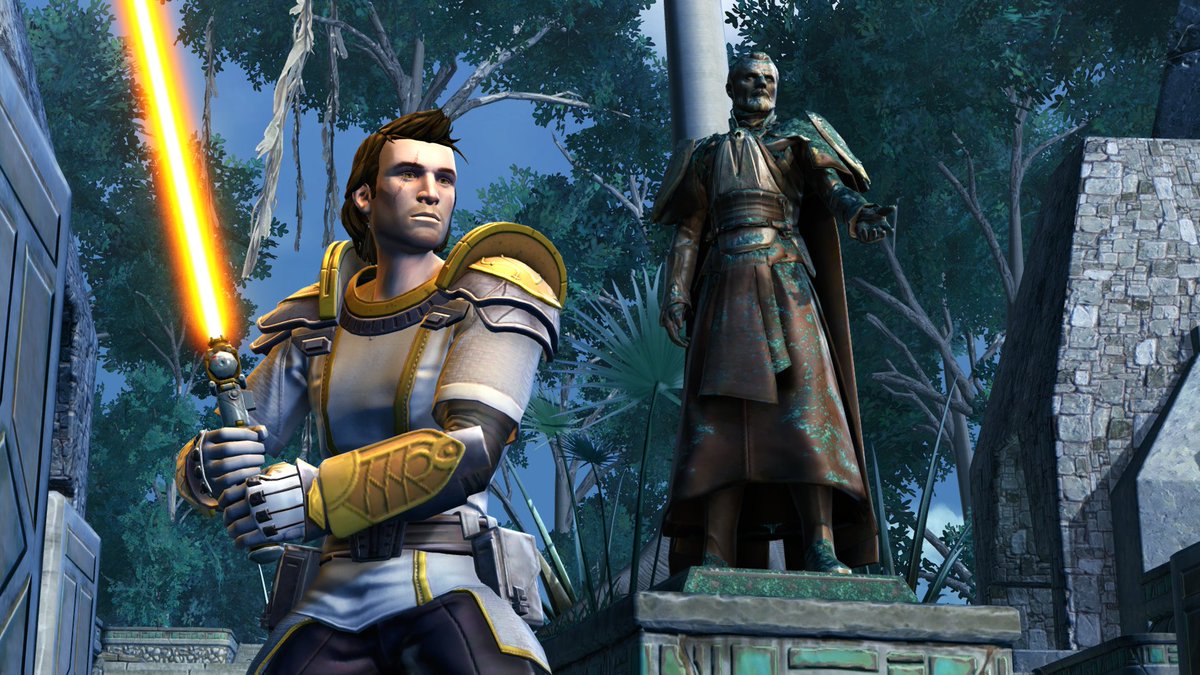 swtor_fr's tweet photo. Fêtez le 6e anniversaire de #SWTOR aujourd'hui avec une statue commémorative de Valkorion. #SWTOR6 https://t.co/wzvegzvUaQ
