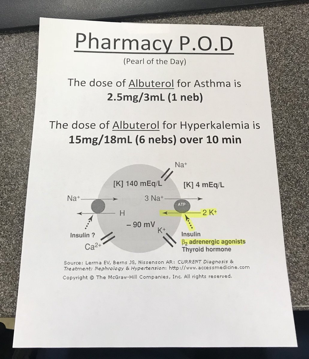 FastFractions's tweet photo. Most every day I post pharmacotherapy pearls for our ED providers and nurses. A few people have asked me to share them on Twitter. Here’s the one from yesterday! #FOAMed #PharmPOD https://t.co/UPU2HiHfus
