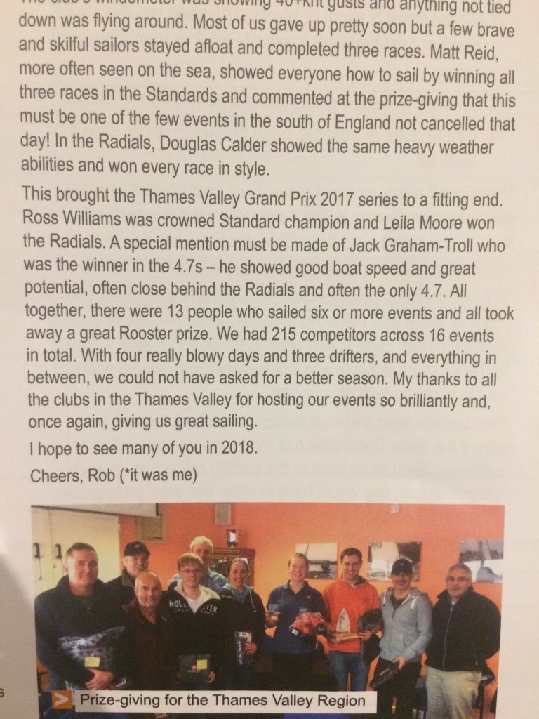 JackGrahamTroll's tweet photo. Rooster 'Thames Valley' Grand Prix. Laser 4.7  Winner 2017
Many thanks @RoosterSailing for the Aqua fleece and #UKLA  for organising the series. I really enjoyed taking part.
#HammondDrysuits   #inyourelement @RoosterSailing Rooster  #SailingFast  #lasersailng #laser4.7 https://t.co/U1kI5xNugp