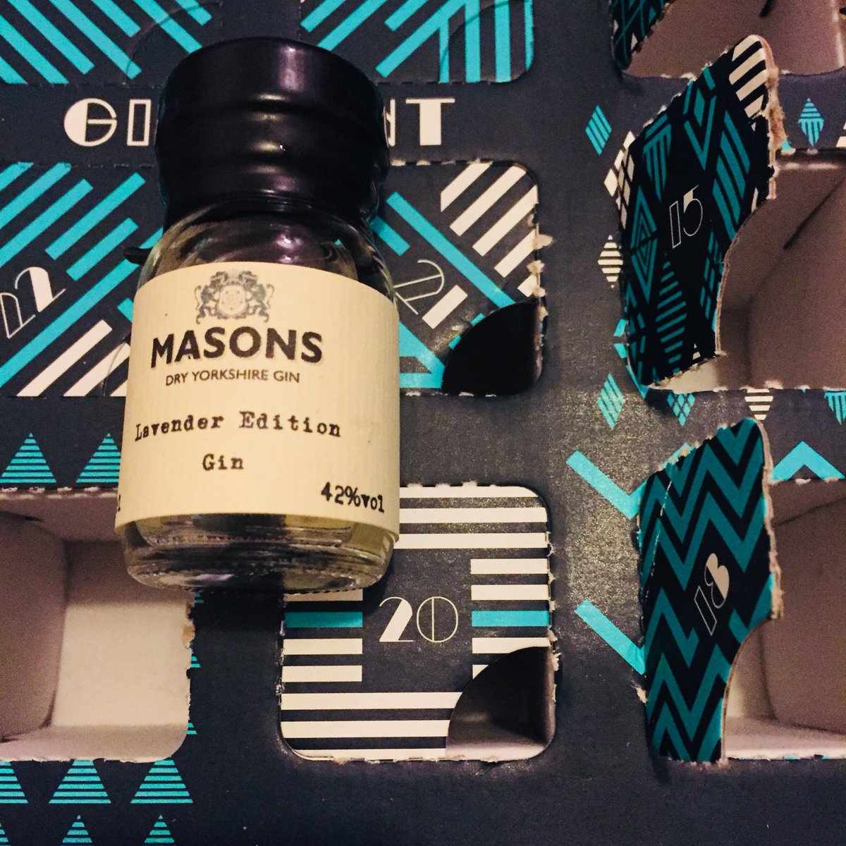 #Ginvent Day 20 - more belated tasting notes from me tonight with @YorkshireGin’s Lavender Gin