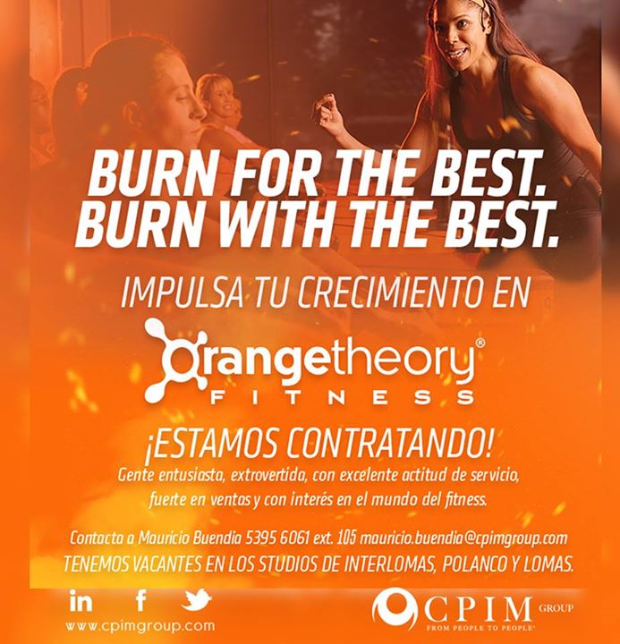 CPIMGROUP's tweet photo. Buscamos personas entusiastas, extrovertidas, 
con excelente actitud de servicio y gusto por las ventas. 
 #CPIMGroup #OrangeTheoryFitness https://t.co/QTnqBZ8gF3