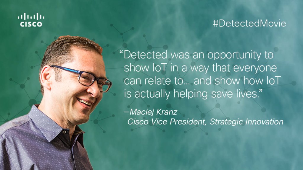 detectedmovie's tweet photo. For @maciejkranz, funding #DetectedMovie was a no brainer for @Cisco. https://t.co/3PPPU3NtA8