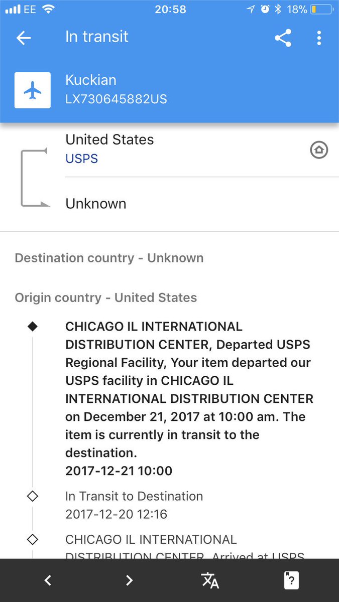 Nat Lockwood Pa Twitter Usps Uspshelp Everyday Since 15th Dec Tracking Says Parcel Just Left The Usa So Where Is It Am I Going To Get It Saying Just Left Usa Nat Lockwood Pa Twitter Usps Uspshelp Everyday Since 15th Dec Tracking Says Parcel Just Left The Usa So Where Is It Am I Going To Get It Saying Just Left Usa