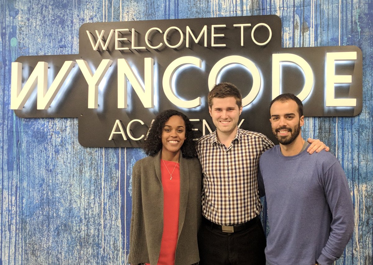wyncode's tweet photo. #Wynterviews before the holidays! πππ @Synechron @thesilverlogic and our #1 hiring partner @CareCloud all stopped by this week #Wynwork #LearnToCode https://t.co/MeqoKlCgbS