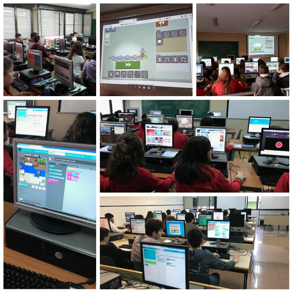 codemagijon's tweet image. Alumnado #ESO @codemagijon finaliza el trimestre programando #HourOfCode2017 #ComputerScienceEducationWeek @CSEdWeek #MatesCodema #STEM
