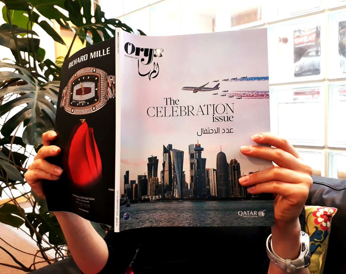 tradegovukMEaP's tweet photo. Excited with December's @qatarairways in flight magazine highlighting their partnership with #UK and the #RedArrowsTour 2017 #RedArrowsinQatar #UKinQatar #EngineeringisGREAT https://t.co/aonlgz0JST