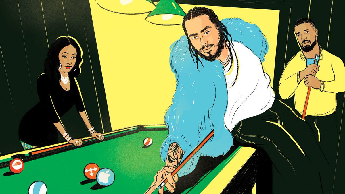 billboard's tweet photo. How rap ruled popular music in 2017, from @iamcardib to @PostMalone. https://t.co/iTMJ5EUsmy https://t.co/Q25tmcuui5