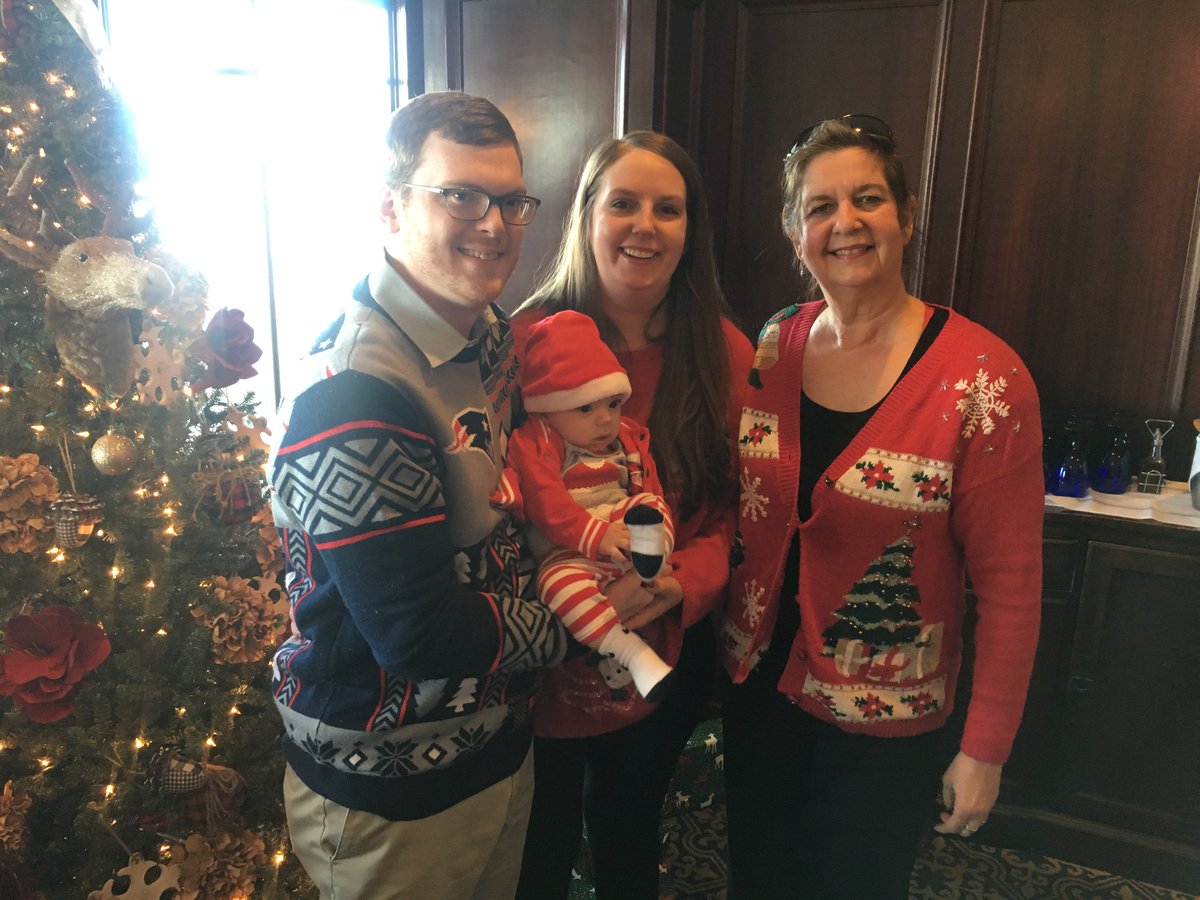 HMRProperties's tweet photo. Happy Holidays from all of us at HMR corporate! We celebrated with a fun Ugly Sweater competition &amp; an "As Seen On TV" Yankee Swap! Thank all of our properties for all the hard work they do each and every day for their residents and community. #IREACH4HMR https://t.co/Yi1eiVPiEC