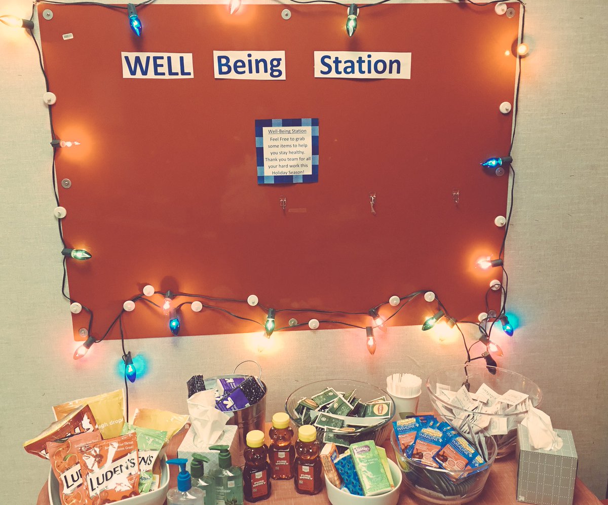 Taking care of our team, with our Well-Being Station.
