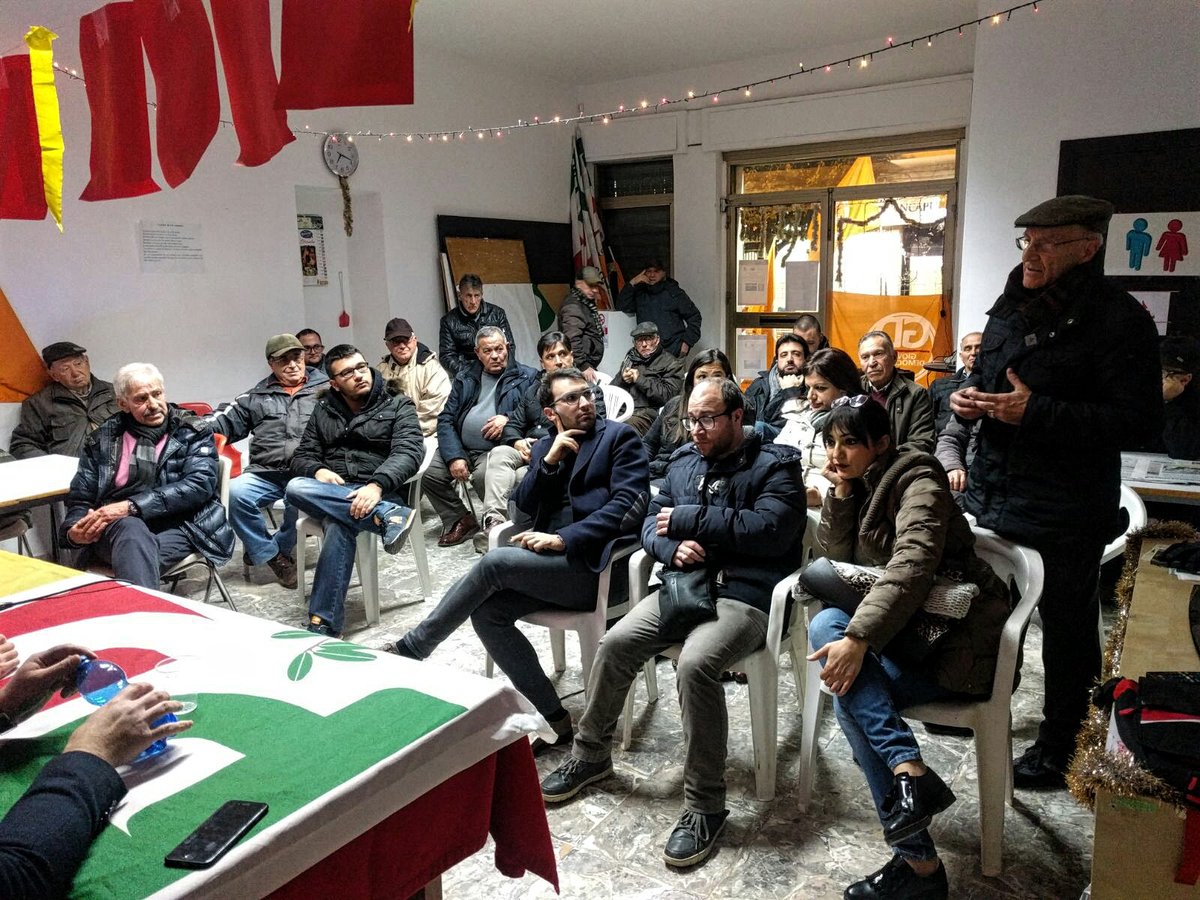_LucaGrieco's tweet photo. Oggi ad #Apricena, quinta tappa, l'ultima prima di Natale, del tour di ascolto dei circoli Pd. Un viaggio straordinario.
#GDCap #labellapolitica https://t.co/FnCkcywQ6X