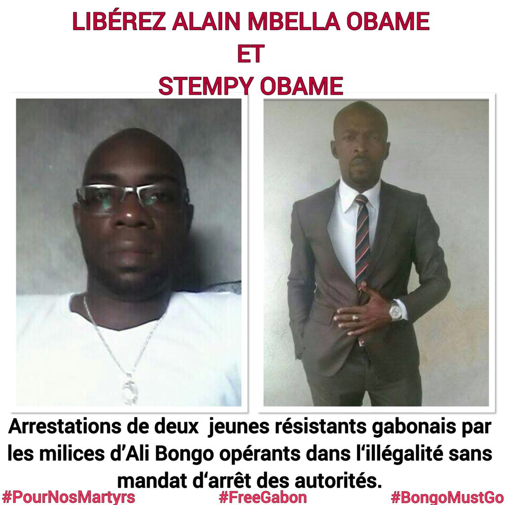 WirFuerGabun's tweet photo. #Gabon #FreeGabon #BongoIsKilling 
Attention ici se dessine une stratégie qui consiste à arrêter le noyau dur des résistants pour empêcher un soulèvement avant fin janvier. Soyez prudents, le système est aux aboies. Ce jeune homme disparu est sûrement à la DGR.
@RFI @libe @AFP https://t.co/N28IYuViq2