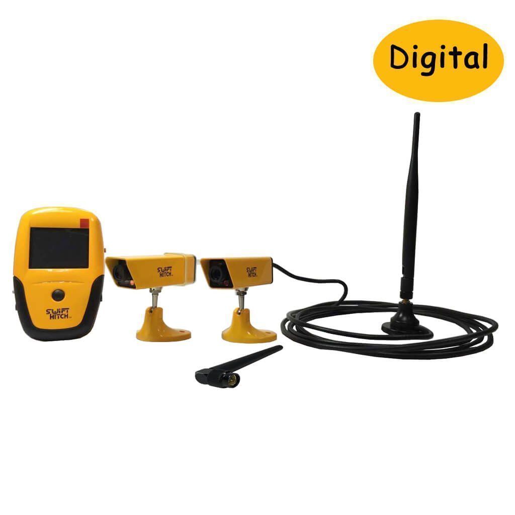 SwiftHitch's tweet photo. #Christmas #giftideas #SwiftHitch SH03D, Waterproof Two Wireless Trailer Camera System. Save $20 from our store: https://t.co/lr0uY3wNkO #vanlife #gorving #rv #roadtrip #rv #gadgets https://t.co/8yPZXoQPyx