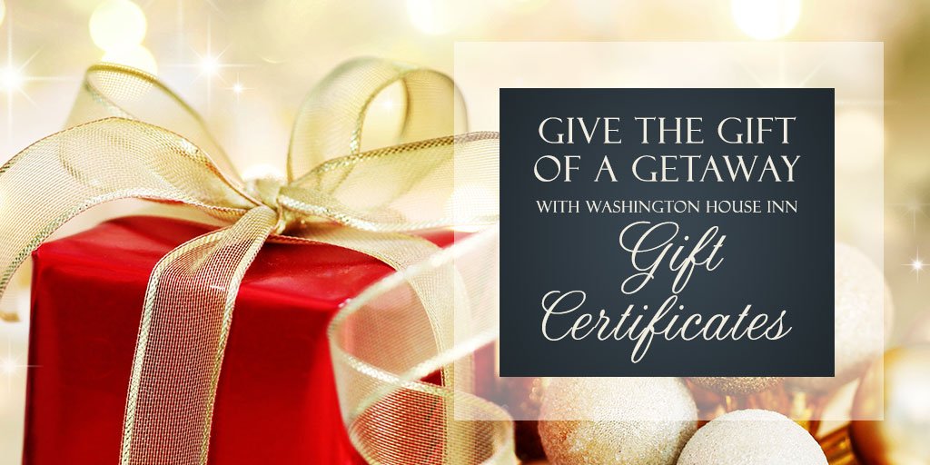 It's not too late to get the best present of all. Surprise your loved ones with the gift of a #Cedarburg getaway this #Christmas! Order your <a href="/WashingtonHouse/">Washington House Inn</a> Gift Certificates today: bit.ly/2BxNlzV #HappyHolidays #HolidayShopping