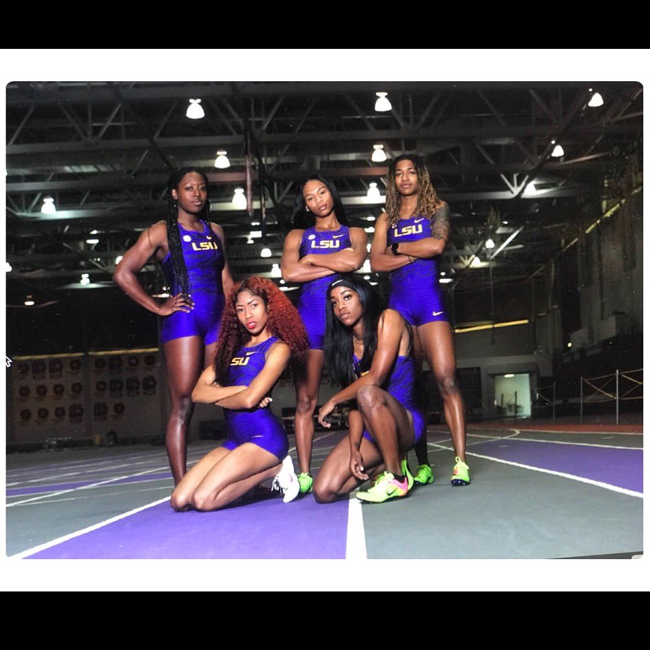 Gotta watch out for me and mine!
•
•
•
#2018WeReady #IknowMyKneeAshy #WeDidBlockShotsBeforeThisOne #lsutrackandfield #ncaa #running #geauxfaster #NewUnis #SZN2weeksaway