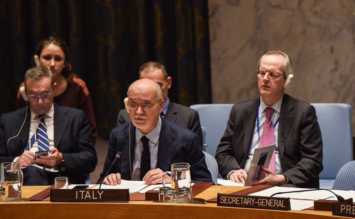 ItalyUN_NY's tweet photo. #UNSC #DPKO

#ItalyUNSC is doing its part as a global security provider. We are one of the most generous contributors @UNPeacekeeping, 1st Western Group. 
➕1.000 units deployed in UN #peacekeeping missions in #Lebanon, #Cyprus, #Mali &amp; observers #India &amp; Pakistan. https://t.co/B74NyMP2gB