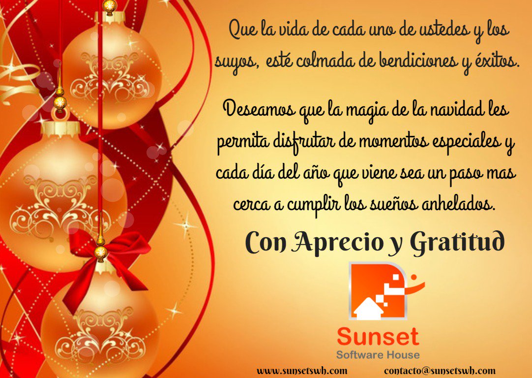 Felices fiestas para todos!