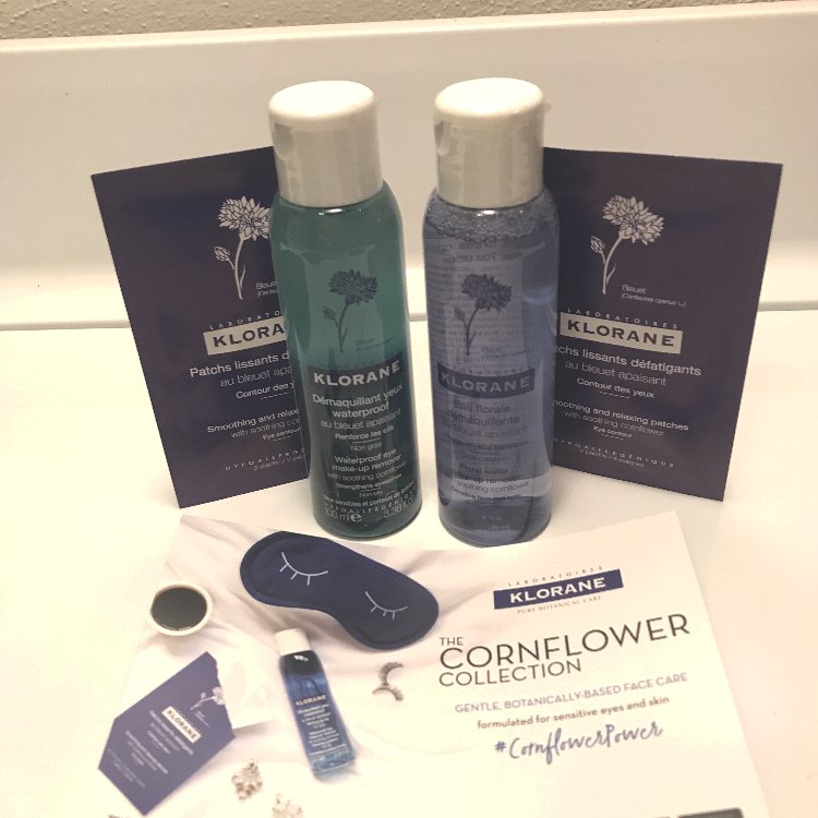 Another voxbox from @influenster! Can’t wait to try out these complimentary products from @kloraneUSA #cornflowerpower