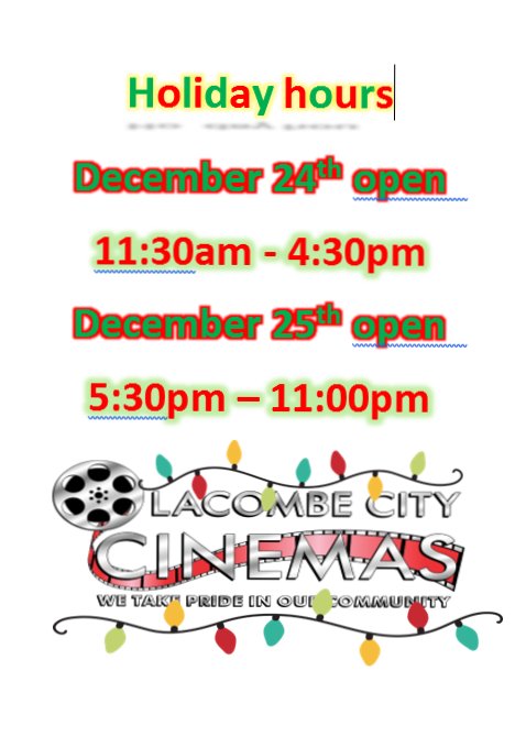 LacombeCityCinemas (@lacombecinemas) on Twitter photo 