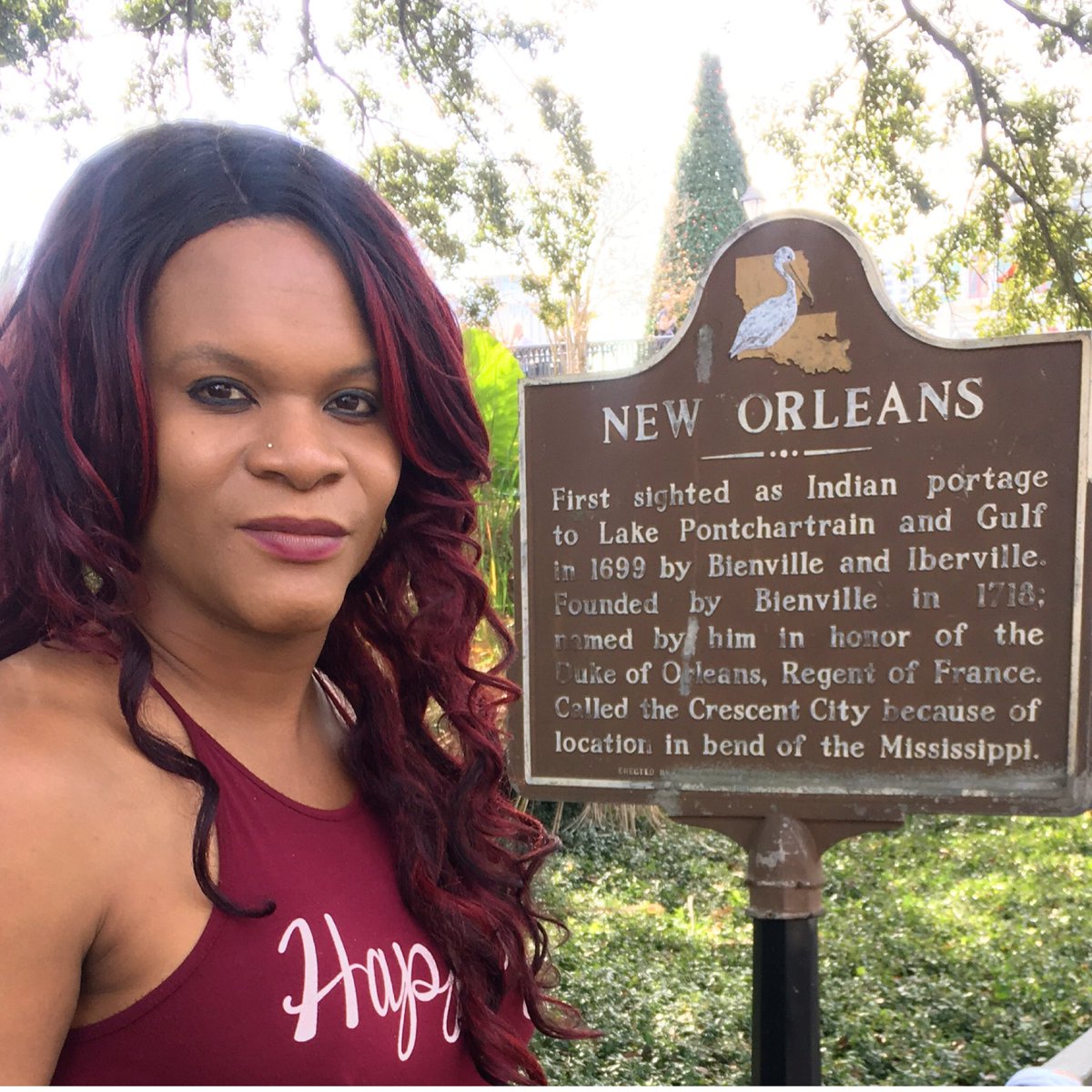 BlossomCBrown's tweet photo. As a Black Transwoman, I just try to survive by living my life first! #DayinLGBT https://t.co/RfeyAO48Qw