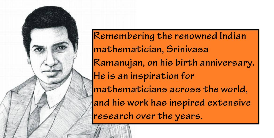 women_exclusive's tweet image. Remembering the Great &apos;Srinivasa Ramanujan&apos; on his Birthday! 
#GreatMathematician
#Genius
#SrinivasaRamanujan