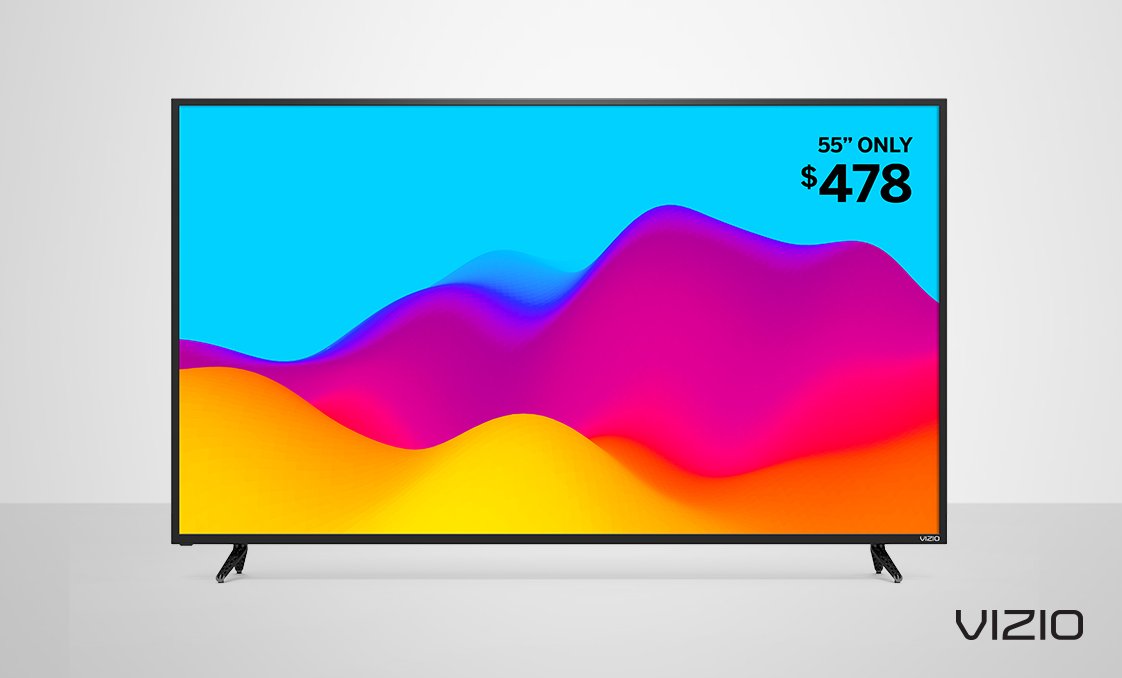 VIZIO's tweet photo. It’s not too late to save. Pick up a 55” VIZIO SmartCast™ E-Series Display today at @SamsClub. Shop now: https://t.co/Ez5nJOLDYk https://t.co/s0uvUml5hf