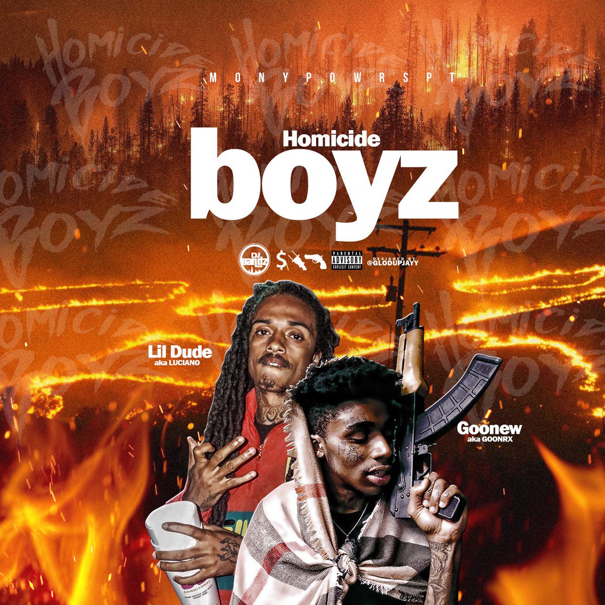 Glodupjayy's tweet photo. Homicide Boyz OTW🌍🌍🌍🌍🌍🌍🤧🤧🔥🔥
Artwork Made By Me:
#GLODUPDESIGNZ⚡️ https://t.co/FaIyl9ja7Q