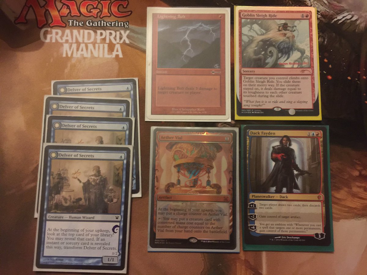 kannascope's tweet photo. #CFBShowAndTell Lightning Bolt was my granddad's &amp; is the only part of his collection left that hasn't been lost. That's the most important because he taught me how to play. It has been in plenty decks from casual/standard/modern. But here are other bits that I find important https://t.co/AxkEZ7NZ9O