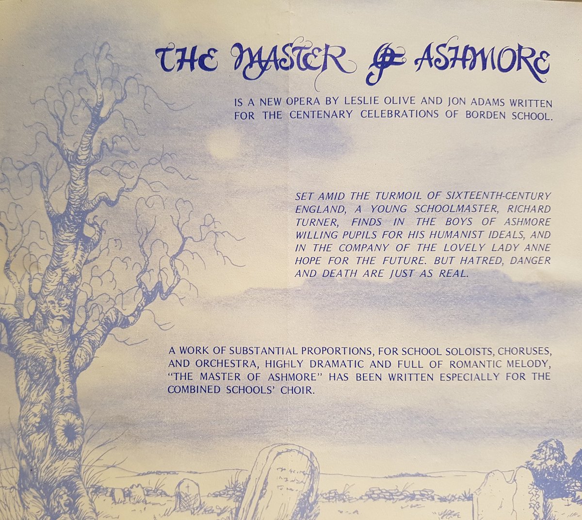 THE MASTER OF ASHMORE - the original publicity brochure.