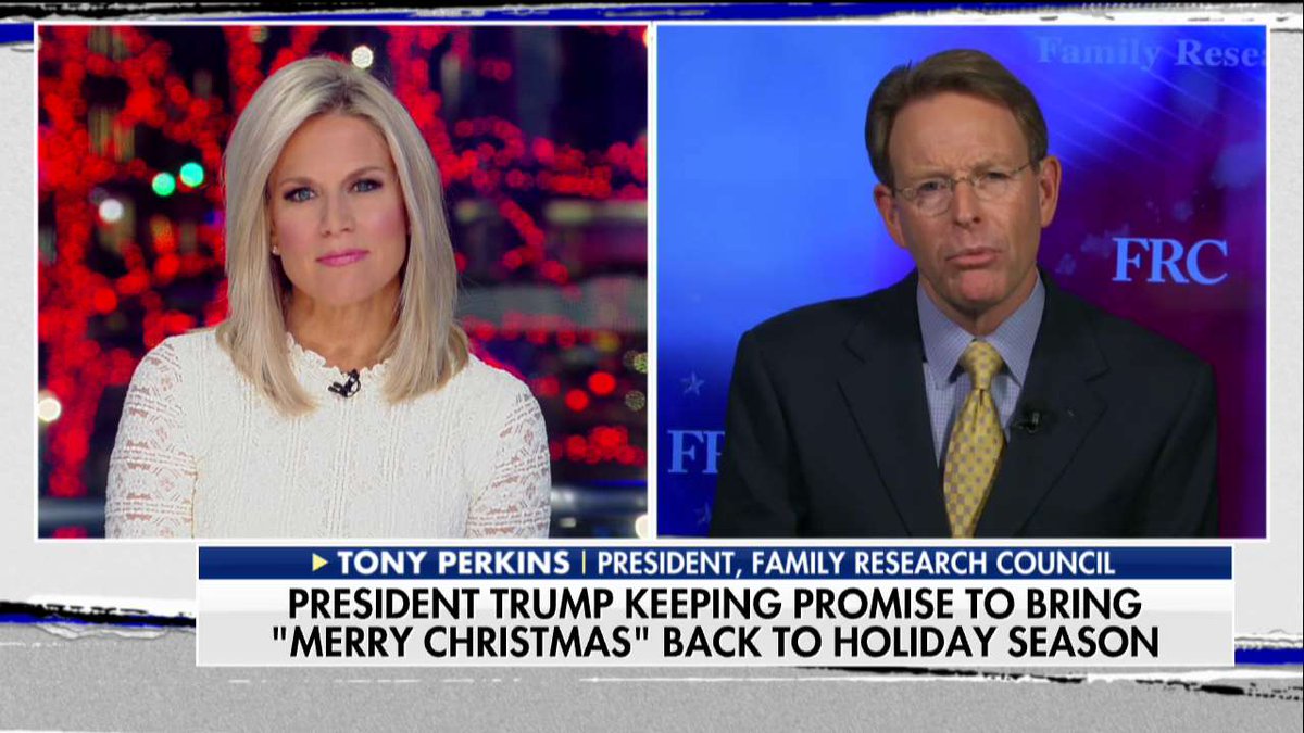 Fox News (@foxnews) on Twitter photo Tony Perkins on <a href="/POTUS/">President Donald J. Trump</a> adding "Merry Christmas" to <a href="/WhiteHouse/">The White House</a> holiday card: "This is about a lot more than just some assault on Santa Claus, this is about an ongoing attack on religious freedom in the public square." #TheStory Tony Perkins on <a href="/POTUS/">President Donald J. Trump</a> adding "Merry Christmas" to <a href="/WhiteHouse/">The White House</a> holiday card: "This is about a lot more than just some assault on Santa Claus, this is about an ongoing attack on religious freedom in the public square." #TheStory