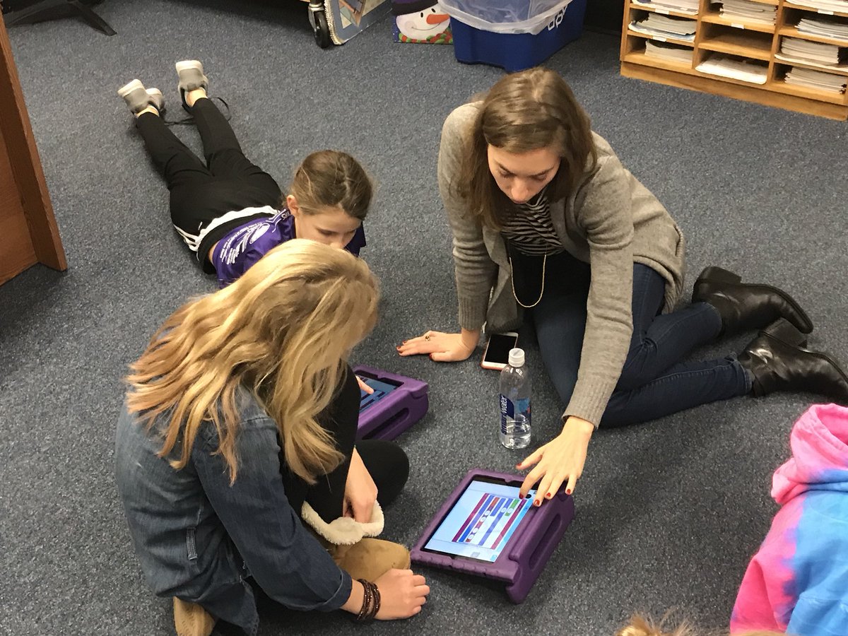mrdulberger's tweet photo. Christmas came early for #5thGradeU ! We received a visit from @hopscotch ‘s one and only @liza_conrad ! She coded holiday cards with us for an annual @emmakdoub Music integration lesson! @ckbrat1968 @wcpsmd #kidscancode #ADEchat #ipaded @codeorg https://t.co/JIxRncNS9e