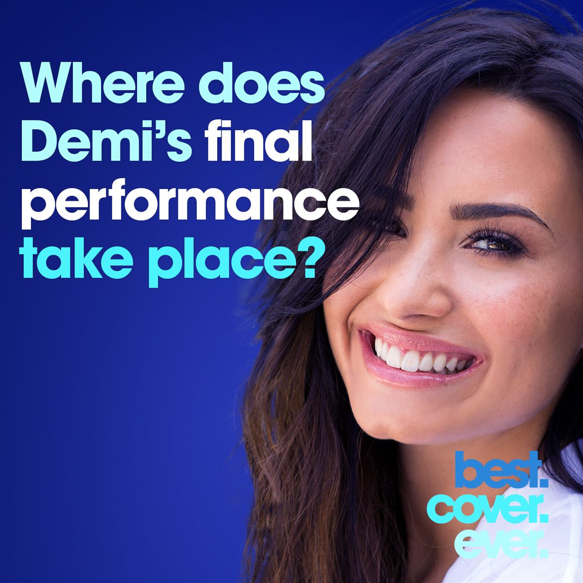 Set the scene, #lovatics! Do you remember where @demilovato's final performance took place? Comment with #BestCoverEver and the answer below!