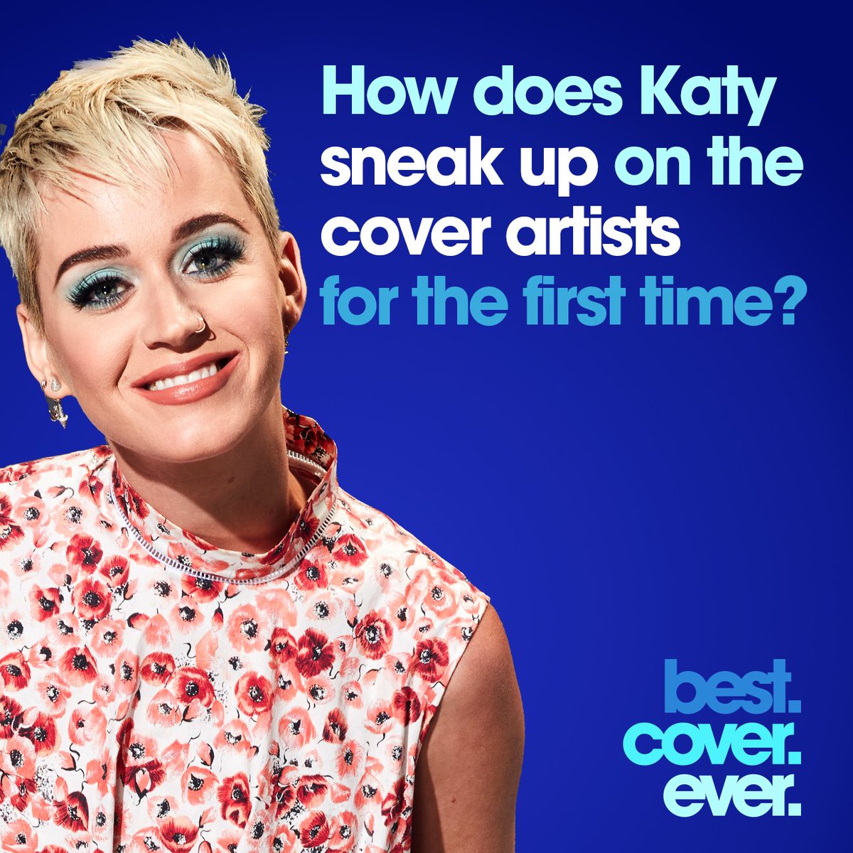 Does she pop out from behind a curtain? Emerge from the floorboards? Disguise herself as a bystander? Comment below with #BestCoverEver and <a href="/katyperry/">KATY PERRY</a>'s sneaking method!