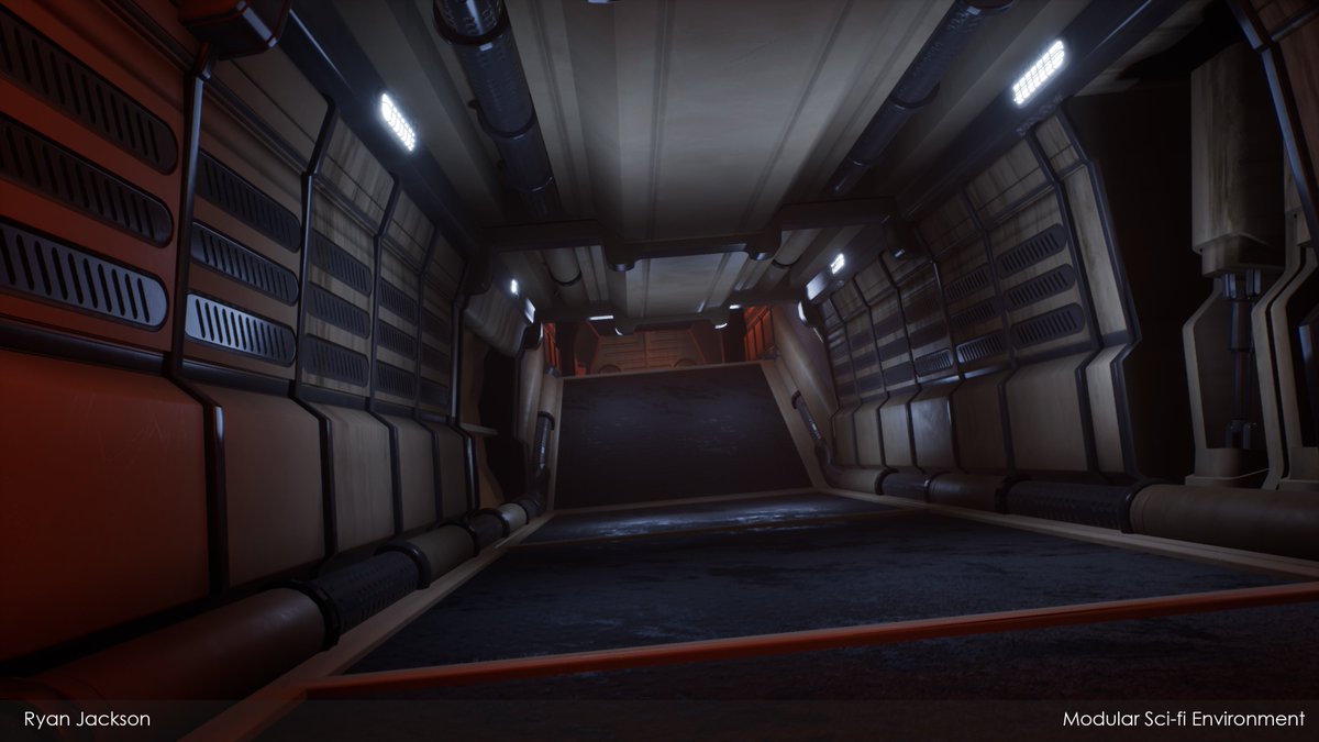 Alzariss's tweet photo. Glad to finally call this piece done! Modular Sci-fi environment in Ue4 adopting the trim sheet work flow #gamedev #gameart #indievdev #Proudtobestaffs #wemakegames #staffsuni #StaffsGDS #ue4 #3d @UnrealEngine @StaffsGamesVFX https://t.co/lXveLRLZuN