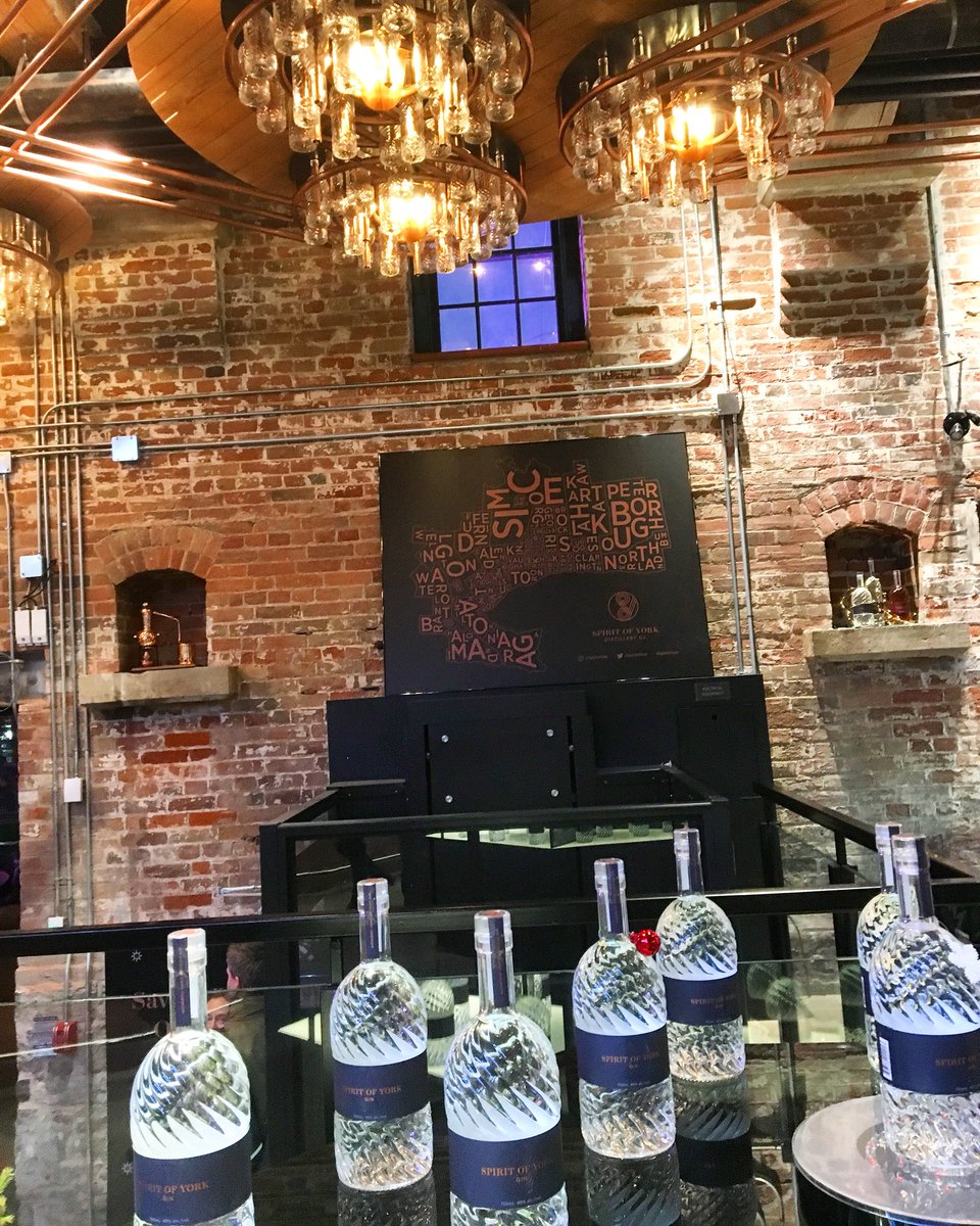 forkonthemove's tweet photo. Beautiful bottles at @SpiritofYork, bringing distilling back to the historic #DistilleryDistrict in Toronto. @Distillery_TO #tmacca @travelmediaca #distillers #whiskey #gin https://t.co/HRBhkVGm7E