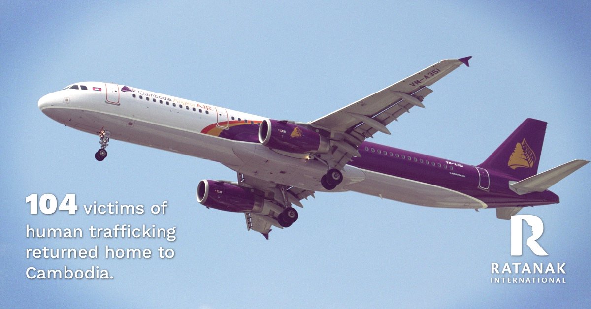 Your support helped 104 victims of human trafficking return to their families in Cambodia this year! #yourimpact