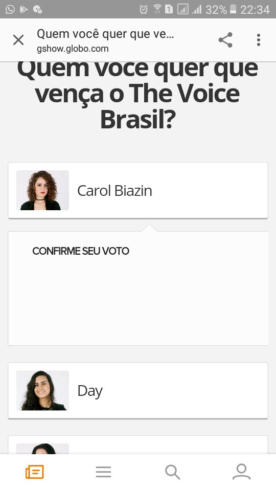 fernando_debono's tweet photo. #TheVoiceBrasil  a votação  está parada  não consigo  votar ...tentando  votar na Carol https://t.co/KuVL1ye5DR